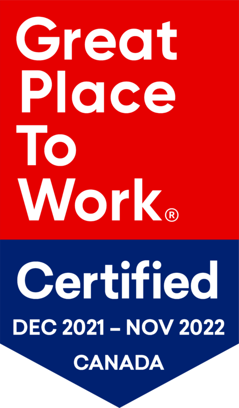 Great Place to Work Certification Badge December